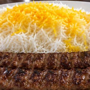 چلو کباب کوبیده