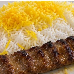 چلو کباب لقمه